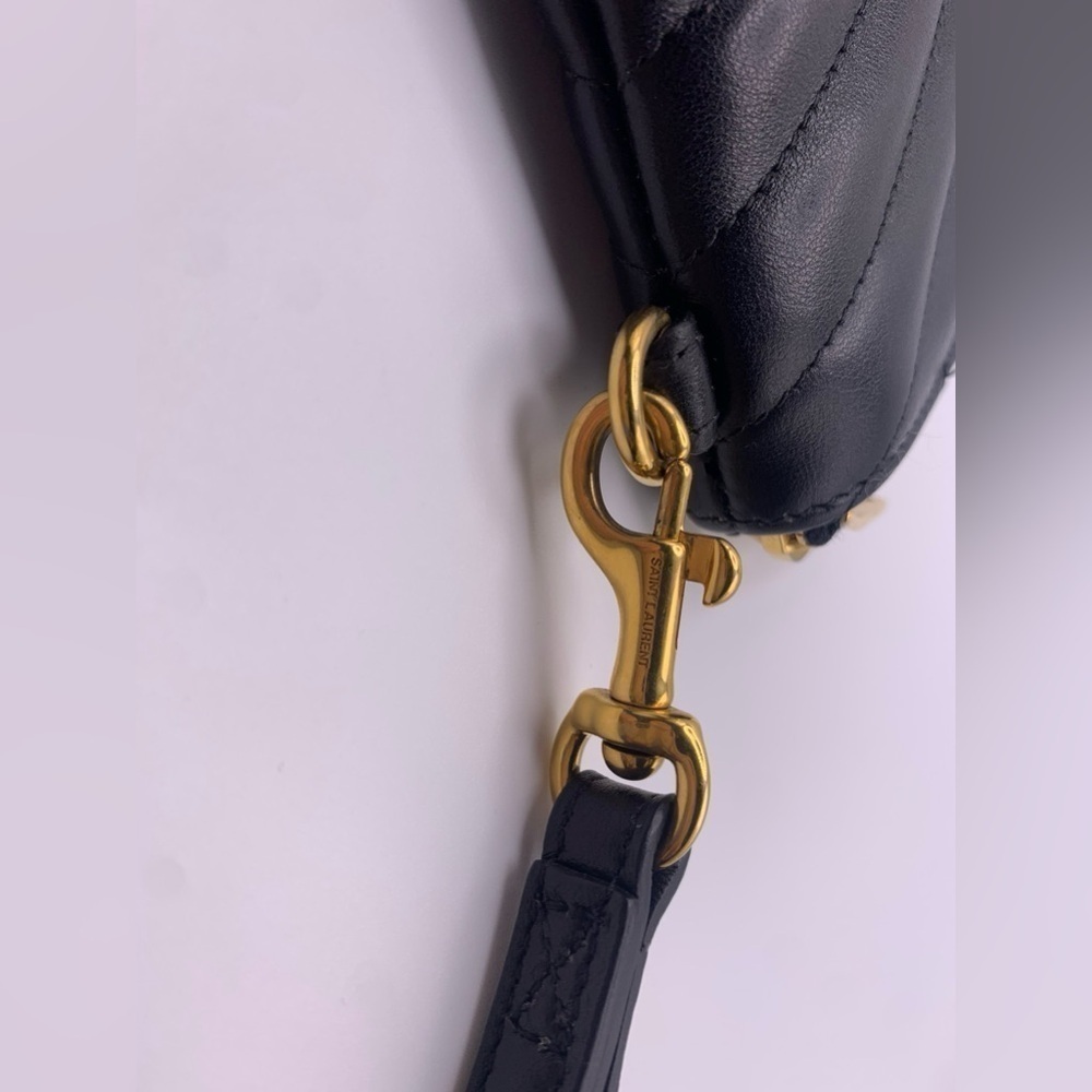 Saint Laurent Cassandre Matelasse Zip Pouch - Large Size - Picture 3 of 6